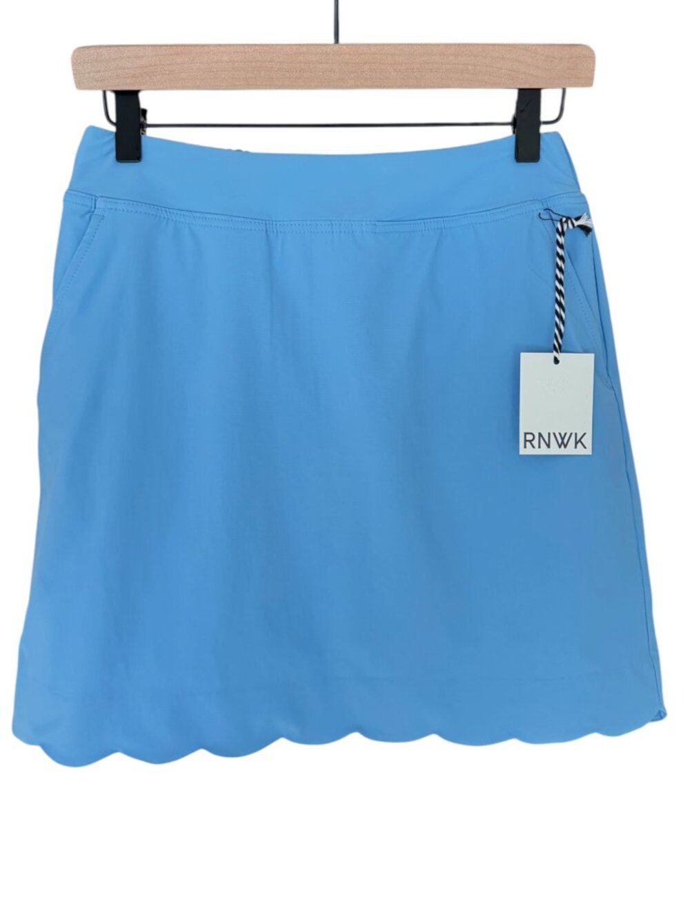 NWT Renwick Golf Skort Blue Scallop Hem Womens‎ XS Athletic Tennis Skirt - Picture 2 of 10